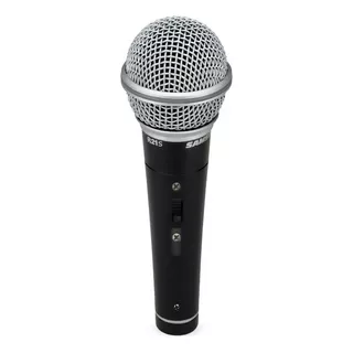 Micrófono Vocal De Escenario Samson R21s Con Cable Dinámico Cardioide, Color Negro