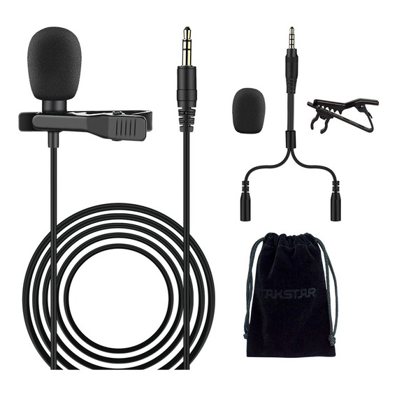 Mini Microfono Solapa Celulares 3.5mm Aux Lavalier Gamer Mic