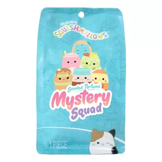 Pelúcia Infantil Squishmallows Cheirinho Mystery Squad Sunny