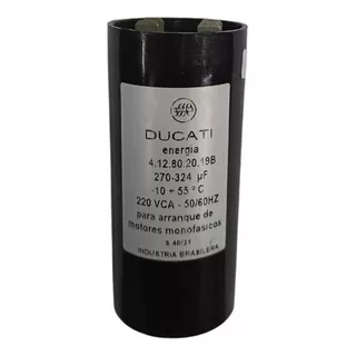 Capacitor Electrolitico De Arranque De Motor 270 -324 Uf