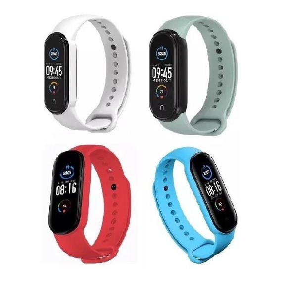 Pack 4 Mallas Para Xiaomi Mi Band 7 Correa Reloj Smartwatch 