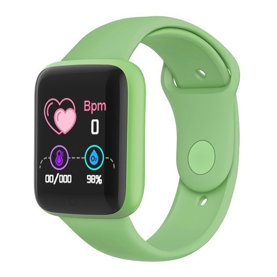 Smartwatch  Bracelet D20 Y68 Reloj Inteligente Presion Verde