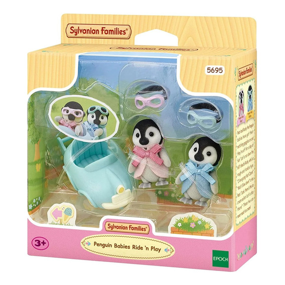  Sylvanian Families Bebes Pinguïno Con Auto 5695