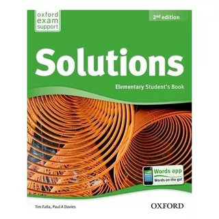 Solutions Elementary - Student`s 2nd Edition - Ed. Oxford