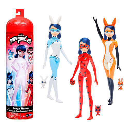 Miraculous Ladybug Magic Heroez Reveal - Muñeca Que Cambia