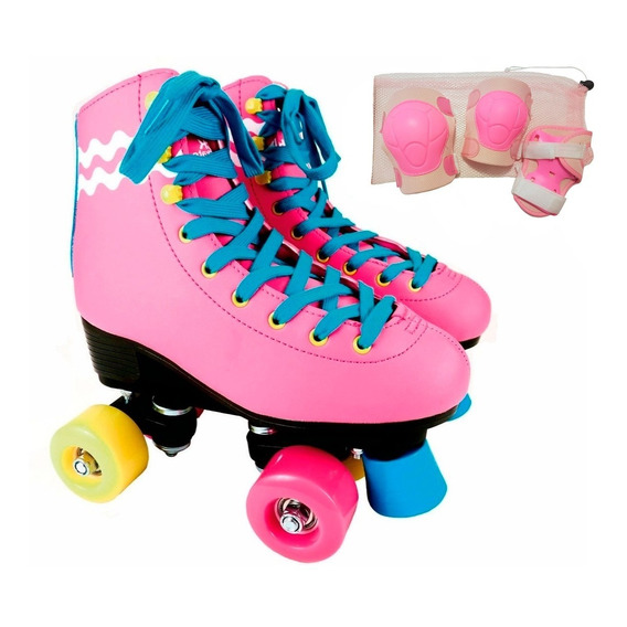 Patines 4 Ruedas Calidad Con Protecciones Y Envio Gratis