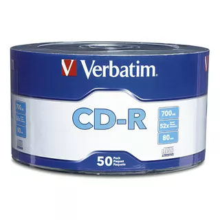 Verbatim #97488 Disco Compacto Cd-r 52x 80min 700 Mb C/50