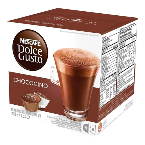 Cápsulas Dolce Gusto Nestlé 1 Caja X 16 Chocochino