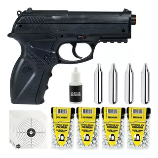 Pistola De Pressão Wingun C11 6mm Co2 Steel Bb 328fps Airgun