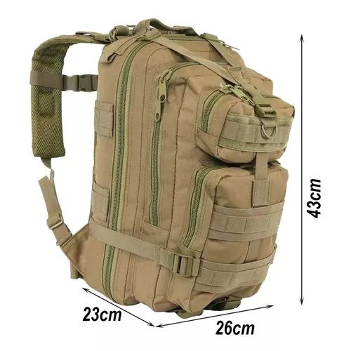 Mochila Tática Militar Reforçada 30 Litros - MP Fishing MP Mundo da Pescaria