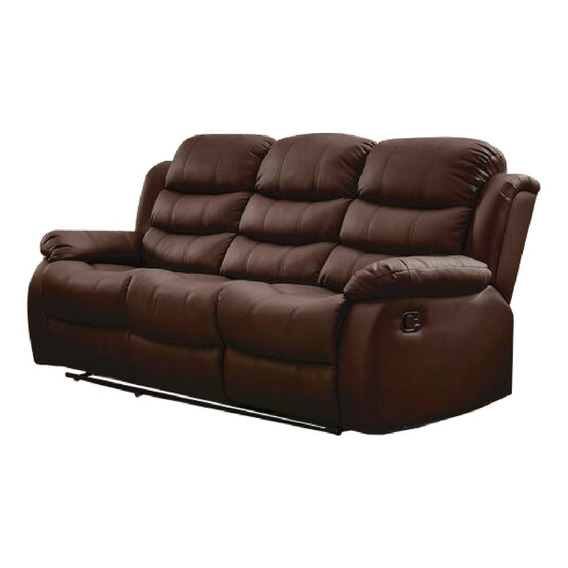 Sillon 3 Cuerpos Sofa Reclinable En Pu Living