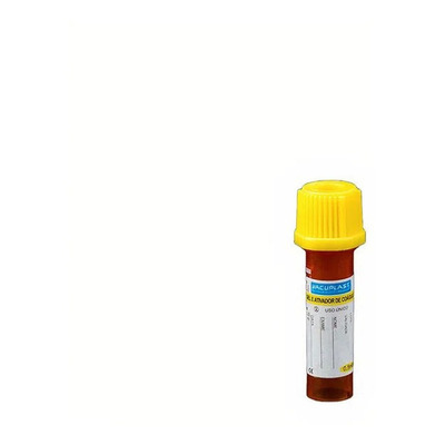 Microtubo Para Coleta De Sangue Gel Ativador Amarelo - Vacup