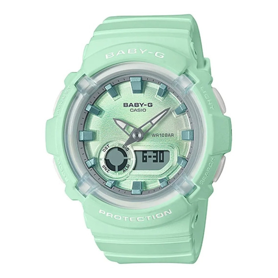 Reloj Casio Baby-g Urbano Bga-280-3adr Verde Resina Dama 