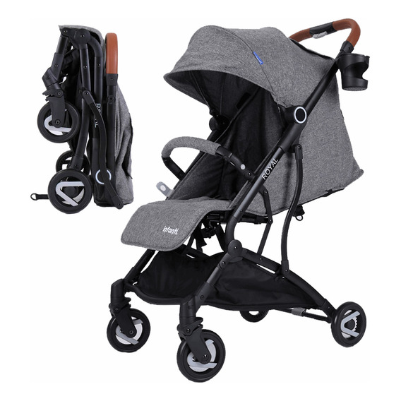 Coche De Paseo Bebé Infanti Royal Plegable Hasta 15kg El Rey