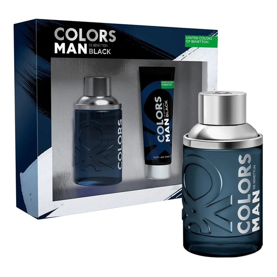 Perfume Benetton Colors Man Black 100ml + Gel Ducha 75ml