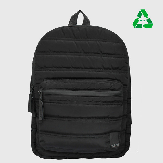 Mochila Matte Unique Black Regular Rpet Bubba Essentials Color Negro