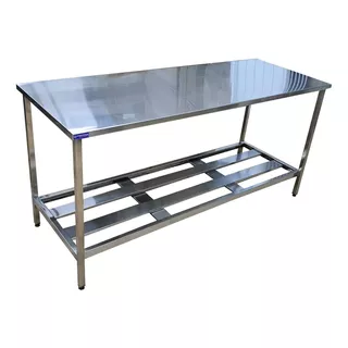 Mesa Inox Industrial Nortinox 170cm X 60cm X 90cm