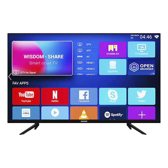 Smart Tv Asano 43' Dled Fhd Diseño Frameless Wifi Android 12