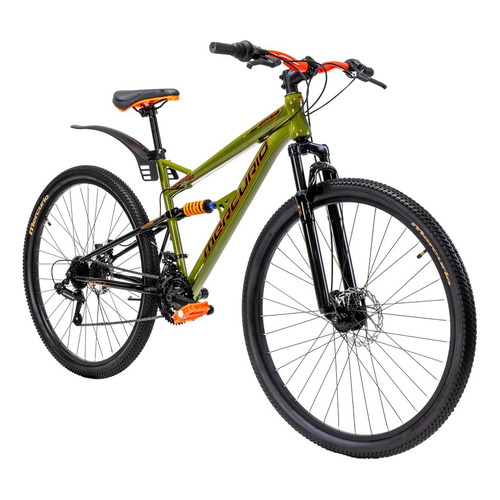 Bicicleta Mercurio Kaizer Dh 21 Velocidades Rodada 29 Color Verde Tamaño Del Cuadro M