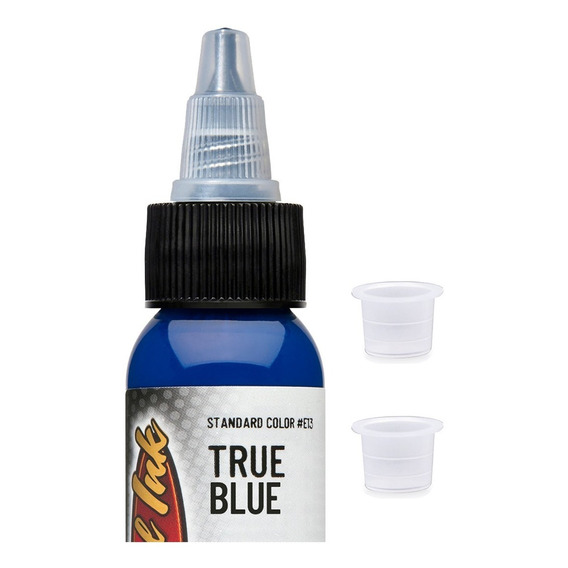 Kit Tinta Para Tatuar Eternal Ink Tattoo Tono Azul 0.5 Oz 