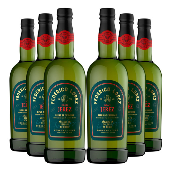 Jerez Federico Lopez 750 Ml X6