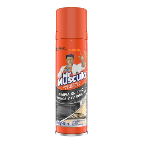 Limpiador Mr Músculo limpia horno en aerosol 356 g 360ml