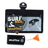 Kit Surf Soul Fins 2 Parafina Wax Raspador Chave De Quilha