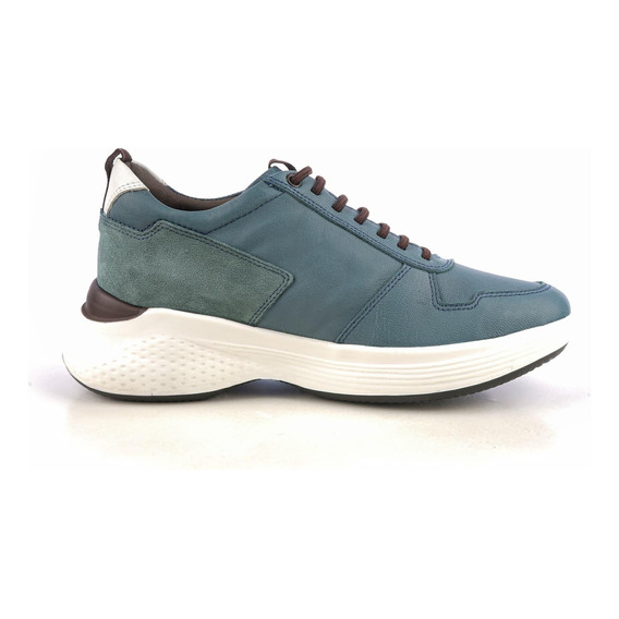 Zapatilla Urbana Spirit Celeste Max Denegri + 7cms De Altura