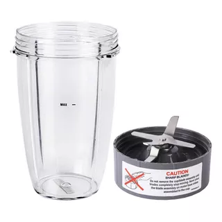 Vaso De 32 Onzas + Cuchilla Para Nutribullet 600 W Y 900w