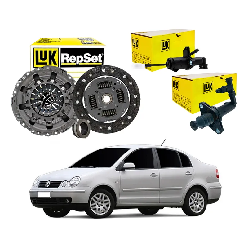 Kit Embreagem Cilindro Pedal Polo Sedan 1.6 2002 A 2006