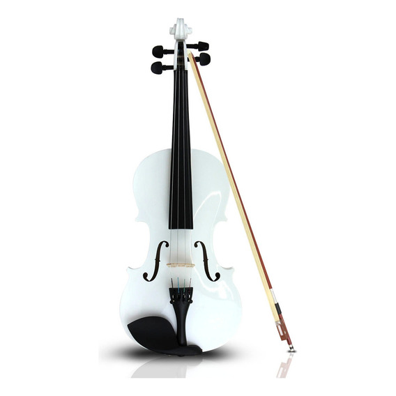 Violin 4-4 Acustico Profesional Madera Estuche Y Accesorios Color Blanco