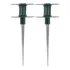 2pcs Hose Guide Spikes Abs Zinc Alloy Water Pipe