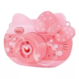 Cámara De Burbujas Con Música Hello Kitty. Regalo Para Niñas