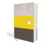 Niv Boys' Backpack Bible Compact, Leathersoft, Yellow/gray