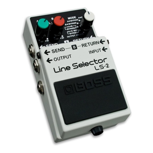 Pedal Boss Ls2 Line Selector Para Guitarra Eléctrica Color Gris