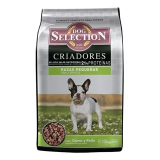 Alimento Dog Selection Criadores Para Perro Adulto De Raza Pequeña Sabor Carne Y Pollo En Bolsa De 15 kg