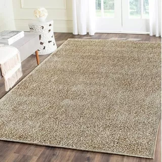 Alfombra Pelo Largo Beige Arena 150x200cm Kreatex