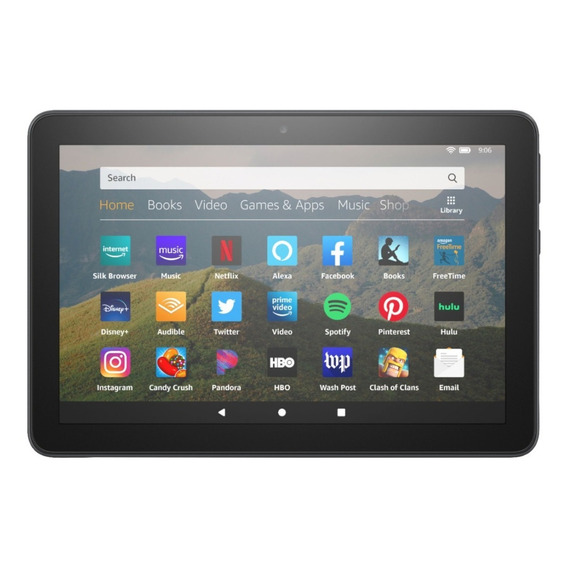 Tablet  Amazon Fire HD 8 2020 KFONWI 8" 32GB black y 2GB de memoria RAM