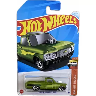 Hot Wheels Custom 72 Chevy Luv Verde Hot Trucks 6/10 | 2024