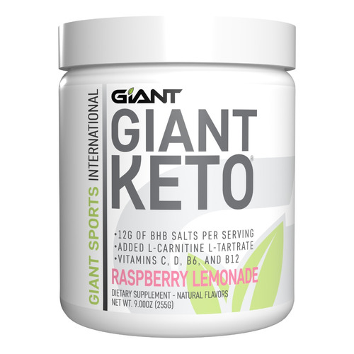 Giant Sports Keto-cetonas Exógenas Bhb Carnitina Sin Cafeína Sabor Raspberry Lemonade
