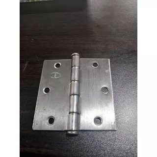 Bisagras Latonada Nacional 3x3 Pulgada Para Puerta De Madera