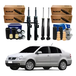  Amortecedor Dianteiro Traseiro Polo Sedan 1.6 2002 A 2006