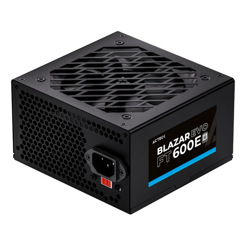 Fuente De Poder Acteck Atx Blazar 600w 24pin 2sata 2molex Color Negro