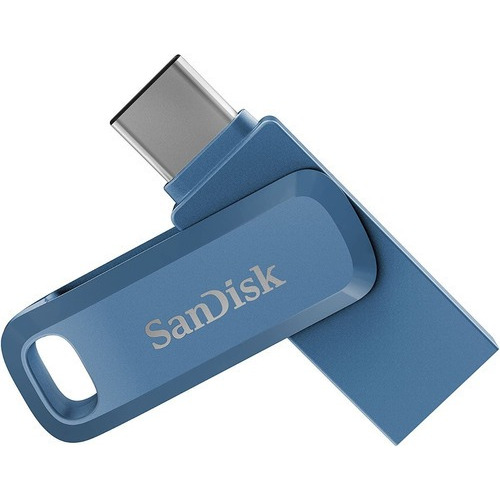 Memoria Usb 3.1 Tipo C Sandisk Ultra Dual Drive Go 256gb Otg Color Azul