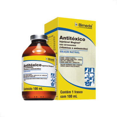 Antitoxico Com Vitaminas E Aminoácido Veterinário 100 Ml