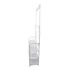 Perchero ropa Rack Multifuncional Zapatero Organizador percha Estantes IMBACK Color Blanco