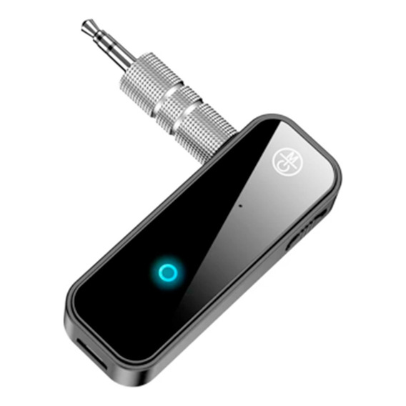 Adaptador Audio Bluetooth Aux Spotify Musica Auto C/ Bateria Netmak NM-BT7