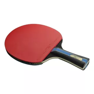 Raquete De Ping Pong Huieson 4 Stars Preta/vermelha Fl (côncavo)