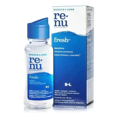 Renu Fresh 60 Ml Solución Líquido Multi Lentes De Contacto