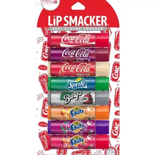 Coca-cola Lip Balm Hidratante Protetor Labial Brilho 8 Unid